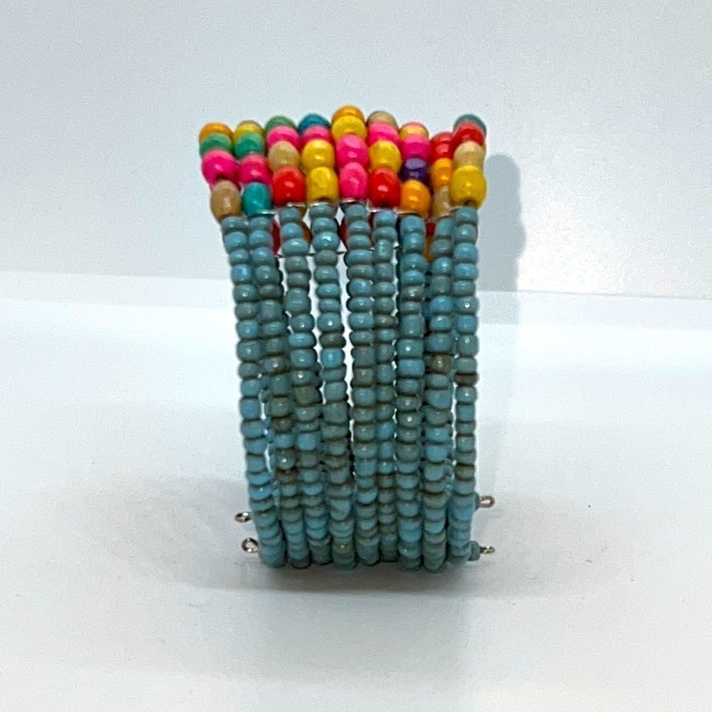 Three Beautiful Beaded Retro Bracelets - Picture 8 of 11